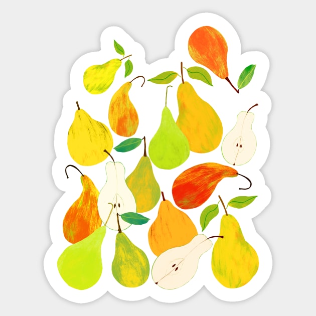 Pear Harvest Sticker by LeanneSimpson